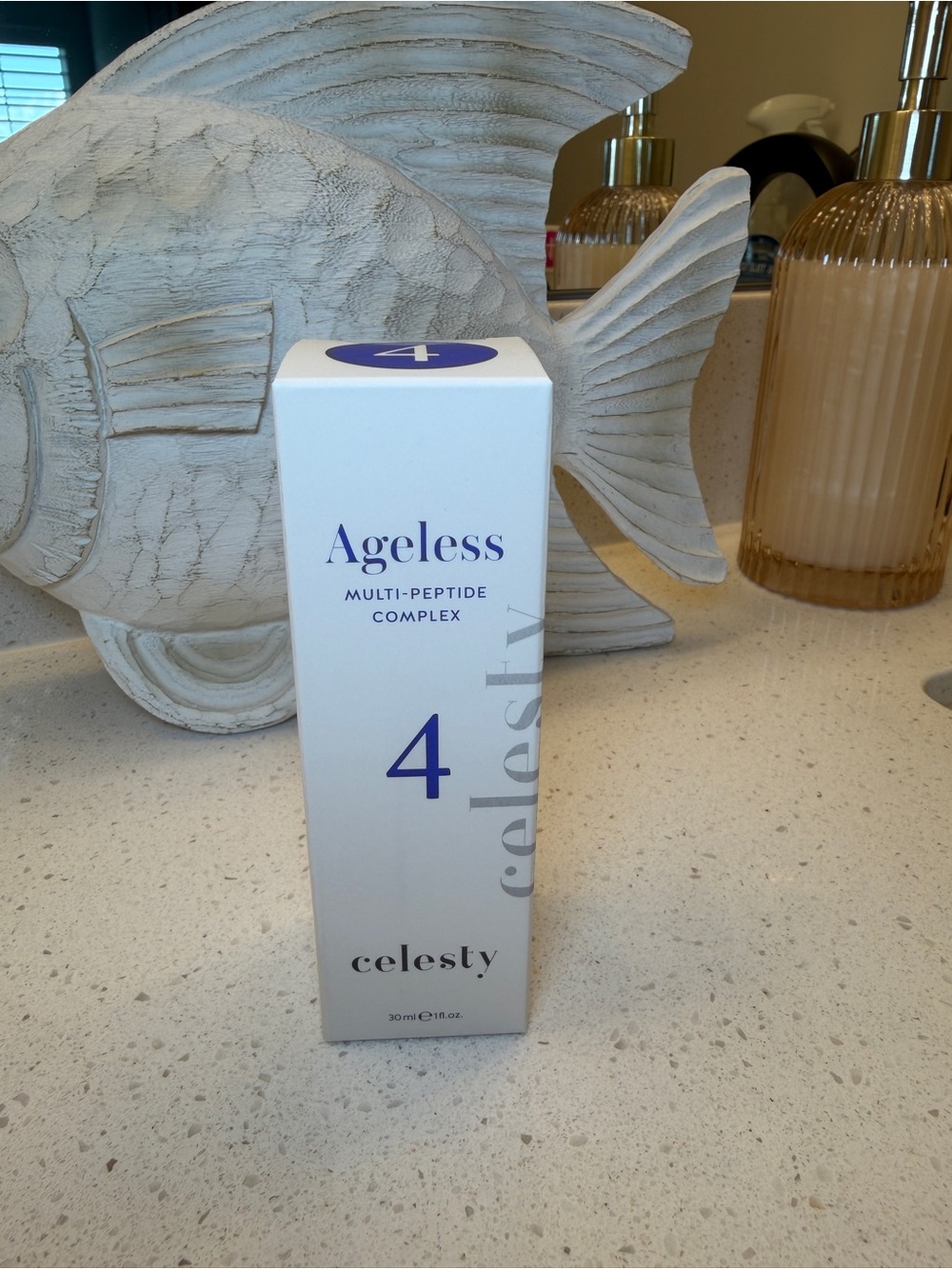 Celesty Ageless Multi-Peptide Complex 4 — White and Blue